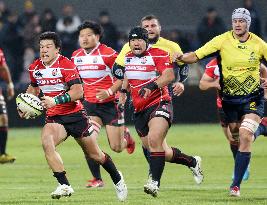 Japan beat Romania 18-13 in rugby test match