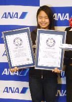 Ski jumper Takanashi holds Guinness certificates
