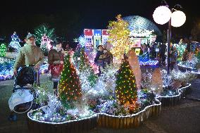 Tottori Flower Gallery illuminated with 1 mil. lights