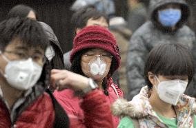 Air pollution returns to Beijing
