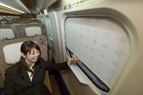 JR Hokkaido unveils interior of H5 bullet trains