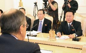 N. Korean envoy talks with Russian foreign minister