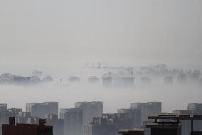 PM2.5 hazardous fog covers Shenyang, northeastern China