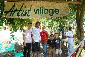 Artists' village opened on RP isle by ex-Japan engineer