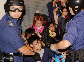 Pro-democracy protests in H.K.