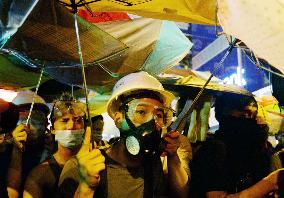 Pro-democracy protests in H.K.