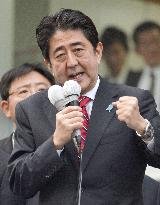 PM Abe in stump speech