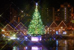 Christmas tree in Hokkaido's Hakodate