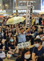 Pro-democracy occupiers to escalate protest against H.K. gov't