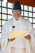 Volunteer turned Shinto priest at tsunami-damaged shrine