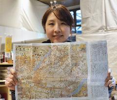 Kanazawa's travel map illustrates castle town attractions
