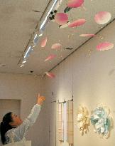 'Washi' craftwork exhibition in Shimane Pref.