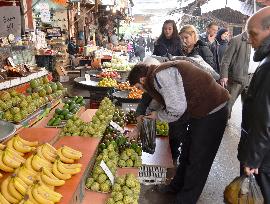 Fresh market in Syria
