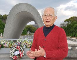 A-bomb survivor hopes peace discussed more in election
