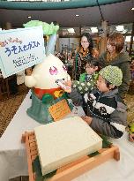 Year-end event in Yonago to clear lies by eating tofu