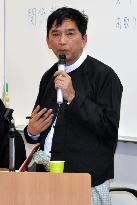 Myanmar activist lectures at Sophia University