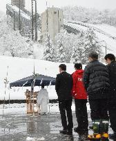 Quake-hit ski resorts in Hakuba pray for safety