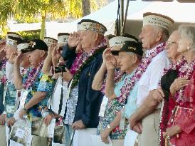 Veterans attend memorial service at Pearl Harbor