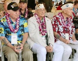 Veterans attend memorial service at Pearl Harbor