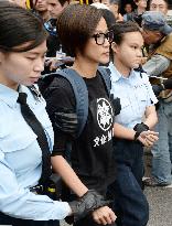 Singer Denise Ho arrested at protest site