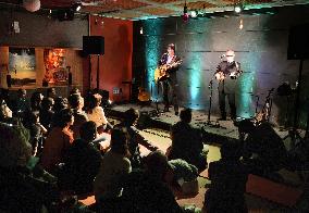 Okinawan folk duo performs in New York