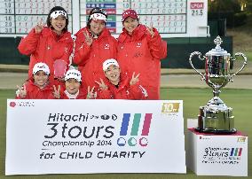 LPGA team wins Hitachi 3Tours Championship 2014
