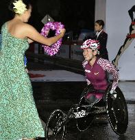Tsuchida wins women's wheelchair marathon in Honolulu
