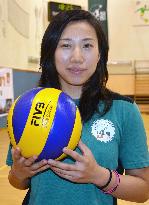 Japanese woman plays professional volleyball in Israel