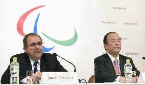 IPC, Tokyo 2020 officials at press conference