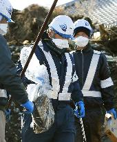 Rubble removal starts in Futaba, host of Fukushima Daiichi