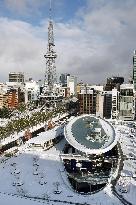 Nagoya hit by record snowfall