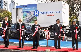 Mobile hydrogen station for fuel-cell vehicles unveiled