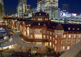 Ceremony held to celebrate 100th anniv. of opening of Tokyo Station