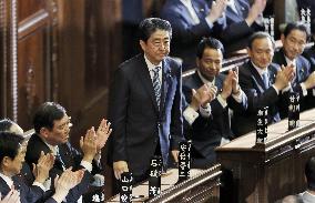 Abe re-elected as Japan PM at post-election Diet session