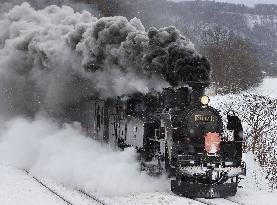 Hakodate Christmas Fantasy steam locomotive ends 2014 run