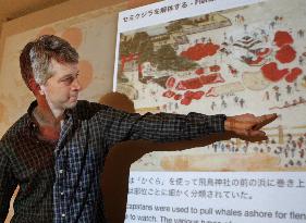 American offers 'cool-headed' info on Japan whaling town