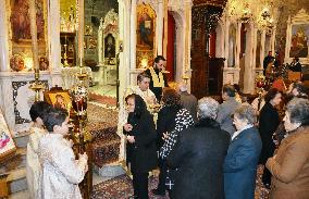 Christmas mass held at Syrian church