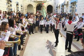 Band plays for 1st time in 3 years at Syrian church