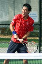 Nishikori aims for semifinals at all 4 Grand Slam events