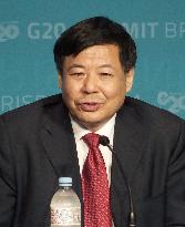 China's vice financial minister at G20 in Brisbane