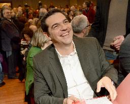 Greek opposition leader Tsipras