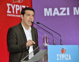 Greek opposition leader Tsipras