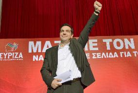 Greek opposition leader Tsipras