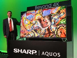 Sharp to launch higher-resolution "8K" TVs in FY 2015