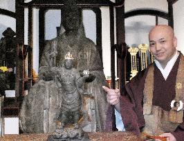 Statues back to Kyoto Buddhist temple after 7 decades