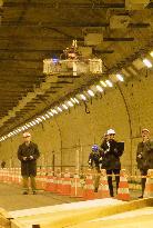 Flying robot tested to probe tunnel hit by accident