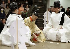 "Dohyo-matsuri" ritual ahead of New Year tourney