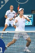 Nishikori, Dolgopolov runners-up at Brisbane Int'l tennis