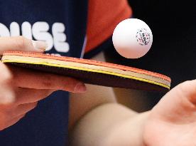 Plasitic balls replacing celluloid in table tennis