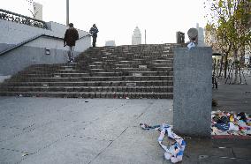 Site of New Year's Eve stampede in Shanghai